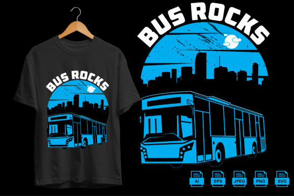 Bus Tshirt Design Review for Real Embroidery Work