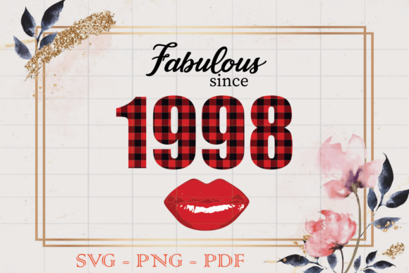 Fabulous Since 1998 Red Buffalo PlaidSVG Review