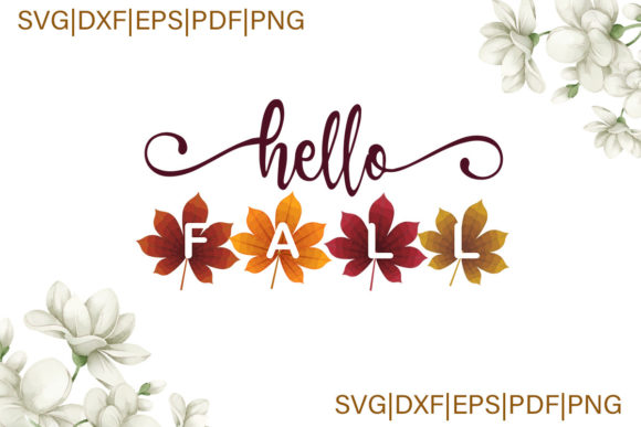 Hello Fall Leaves Digital Download Svg Review