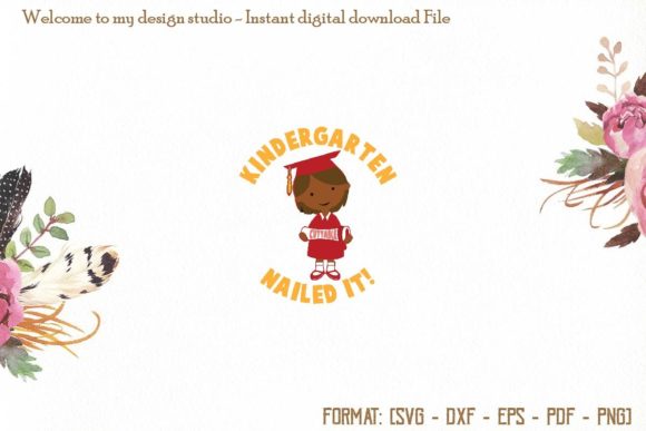 Kindergarten Nailed It Cute Girl Svg Review