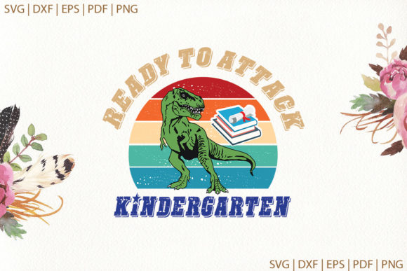 Ready to Attack Kindergarten Saurus Svg Review
